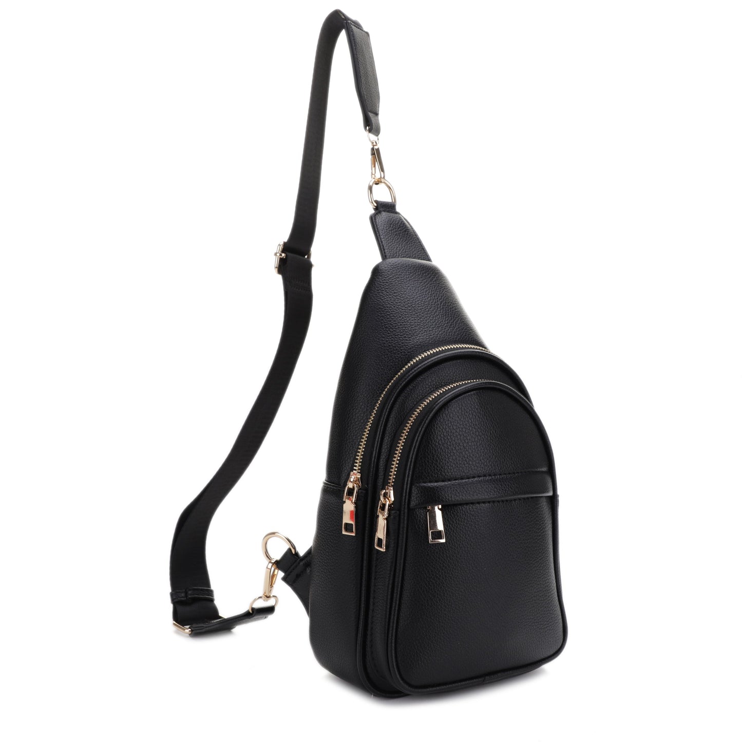Gail Triple Compartment Sling with Web Strap