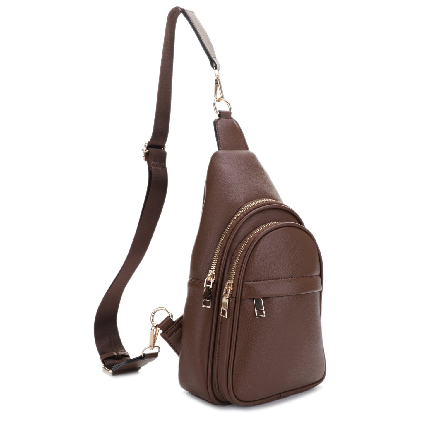 Gail Triple Compartment Sling with Web Strap