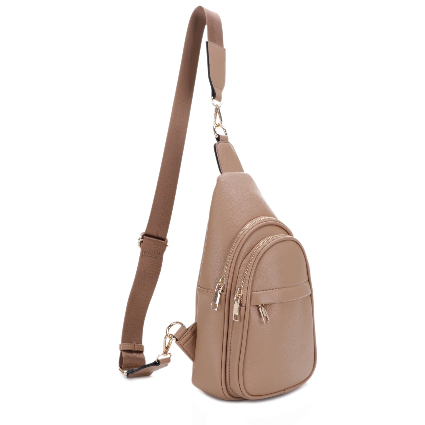 Gail Triple Compartment Sling with Web Strap