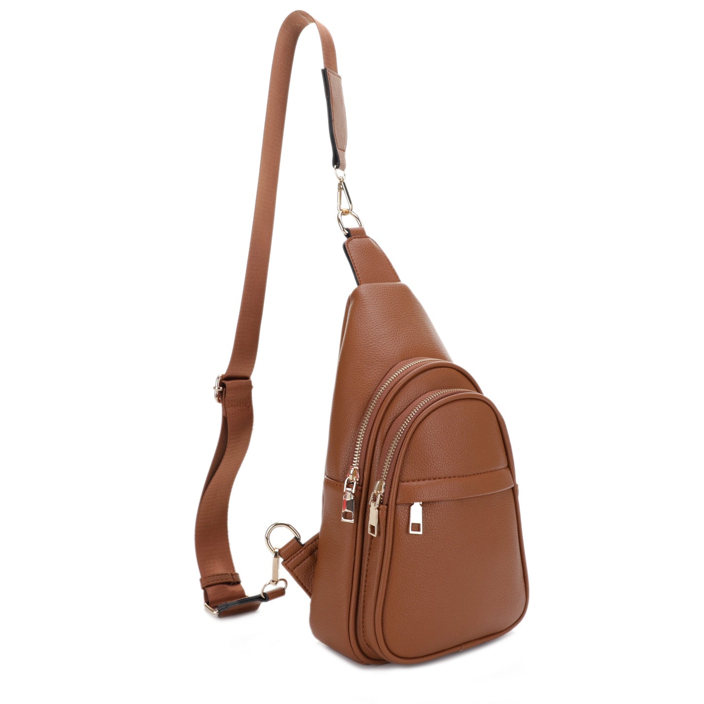 Gail Triple Compartment Sling with Web Strap