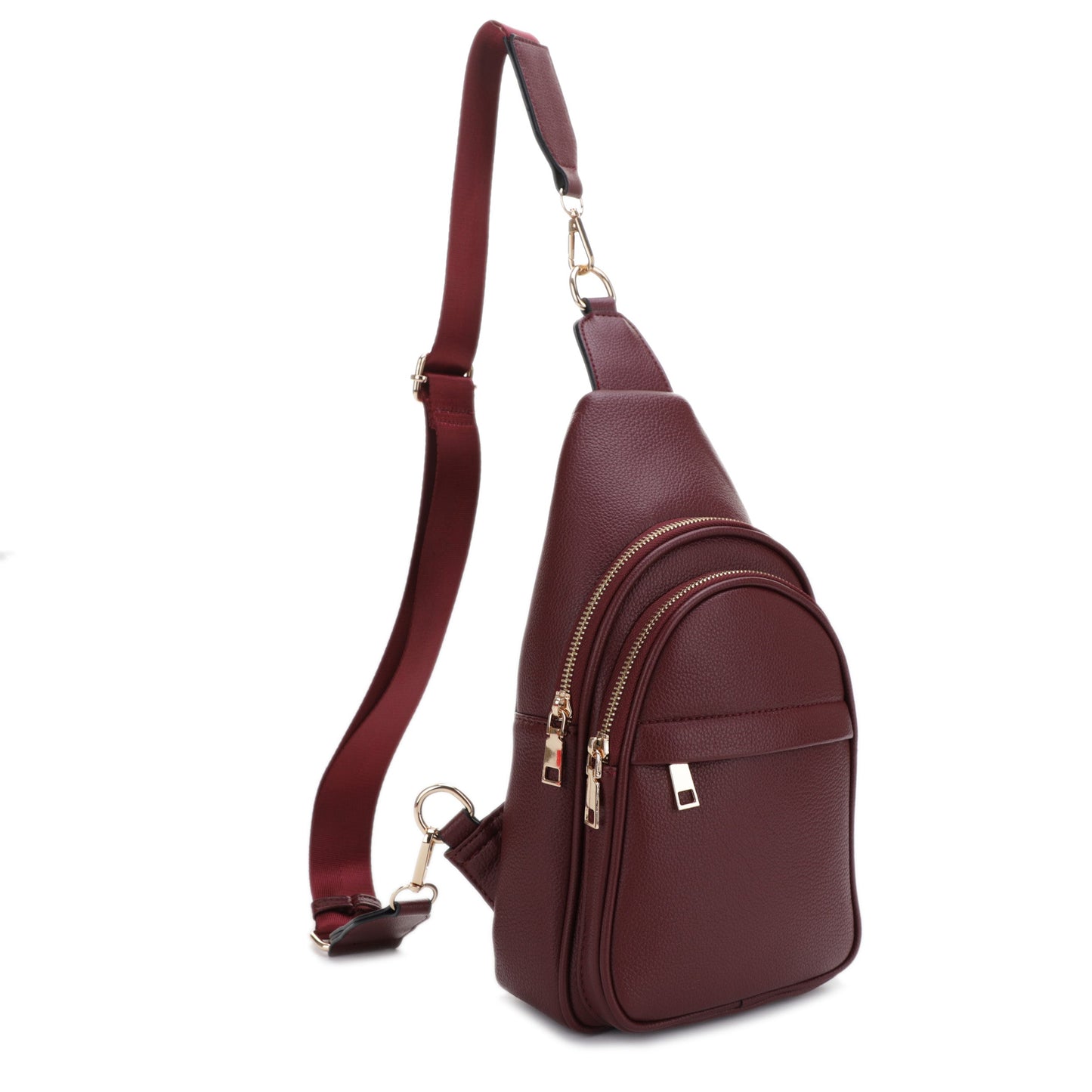 Gail Triple Compartment Sling with Web Strap