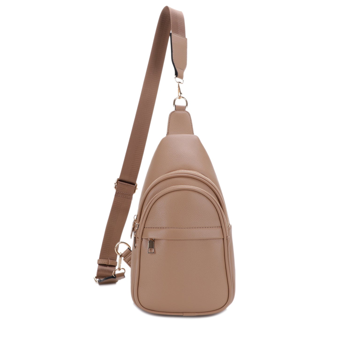 Gail Triple Compartment Sling with Web Strap