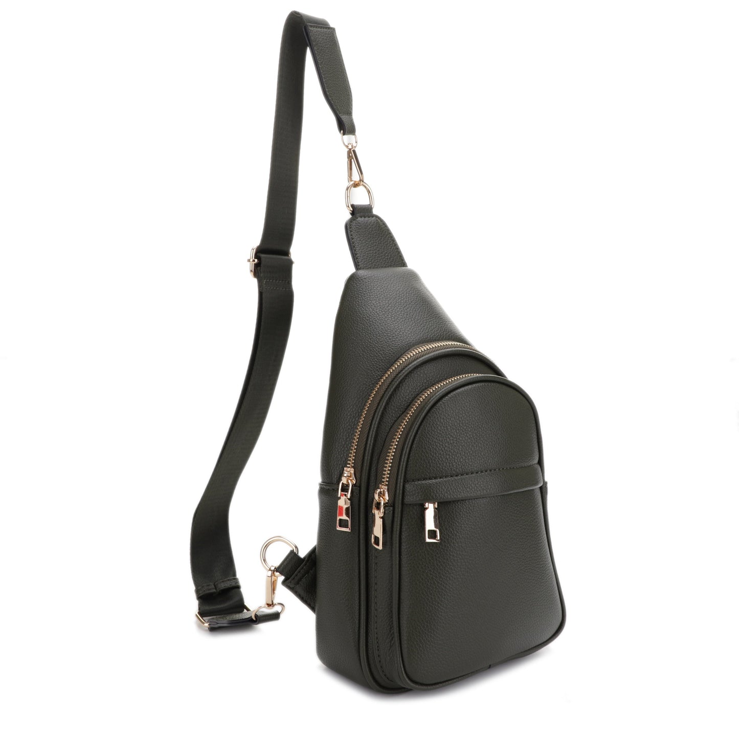 Gail Triple Compartment Sling with Web Strap