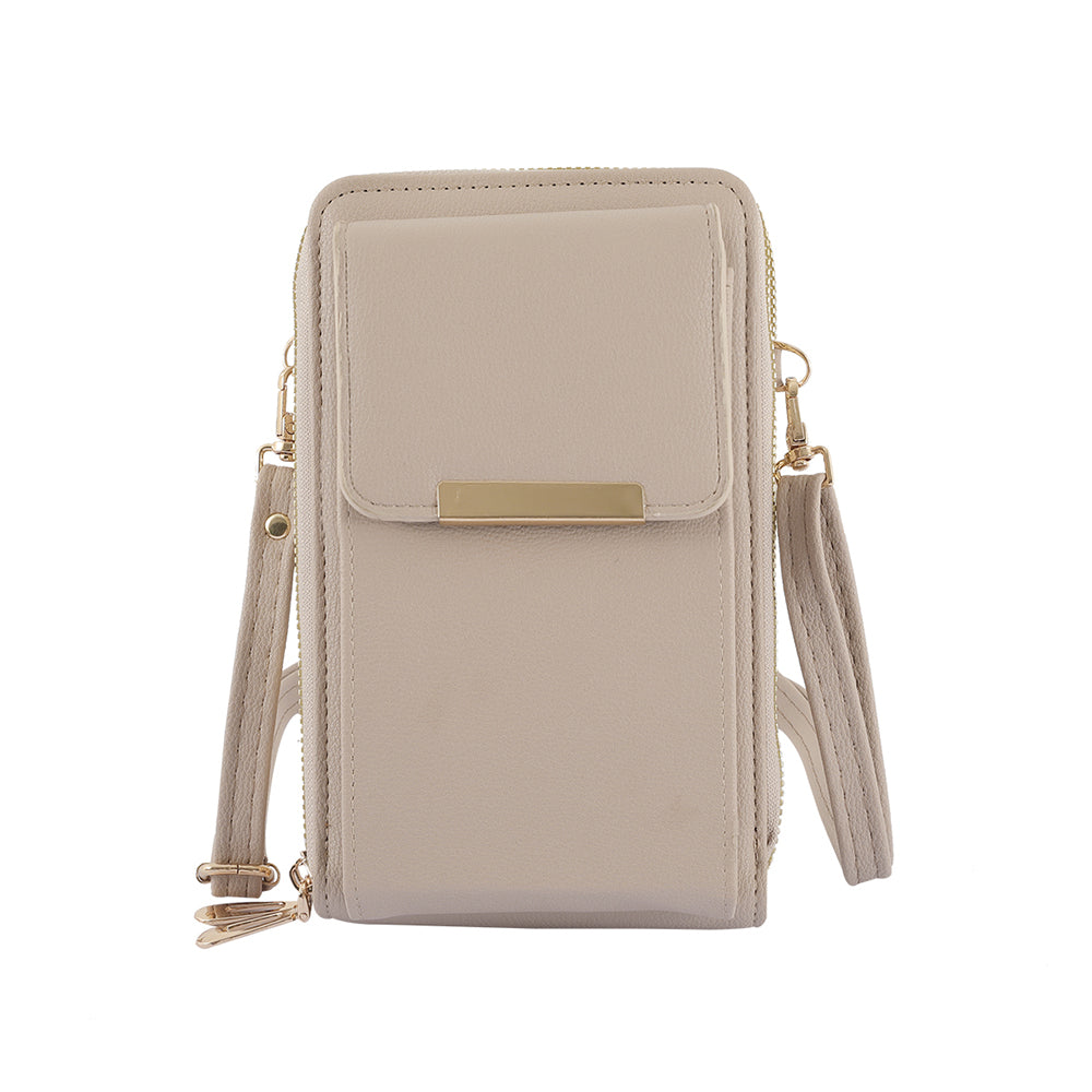 JACKY MULTI COMPARTMENT CROSSBODY WITH FRONT TASSEL